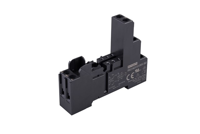 RS2 Serisi 4-5-6-8 Pin 8A-12A-16A Ray Tipi PCB Güç Rölesi Soketi